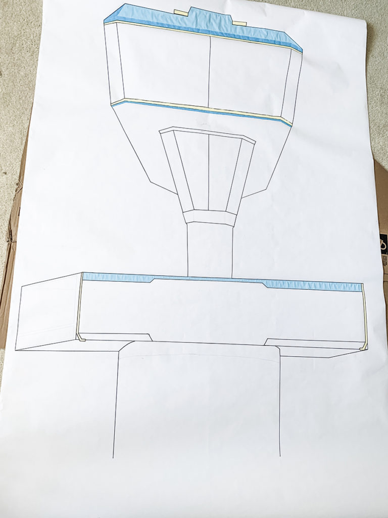 How to make and draw a Super Wings Tower for your child's birthday party