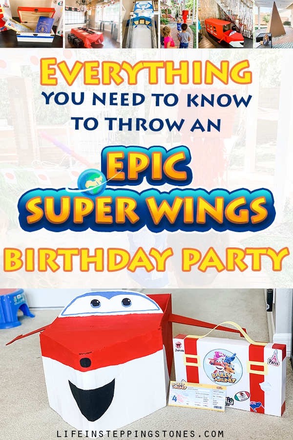 Click to find out everything you need to know on how to throw your child's Super Wings or Travel Themed Birthday Party! From DIY decorations, food ideas, games and activities, and more.