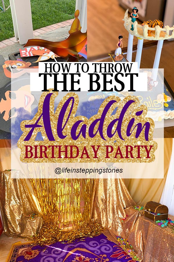Create a birthday party your child will never forget! Recreate The Cave of Wonders from Aladdin, take pictures on the magic carpet, go on a treasure hunt, and more.