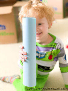 rocket ship roll up cylinder, how to make a rocket ship