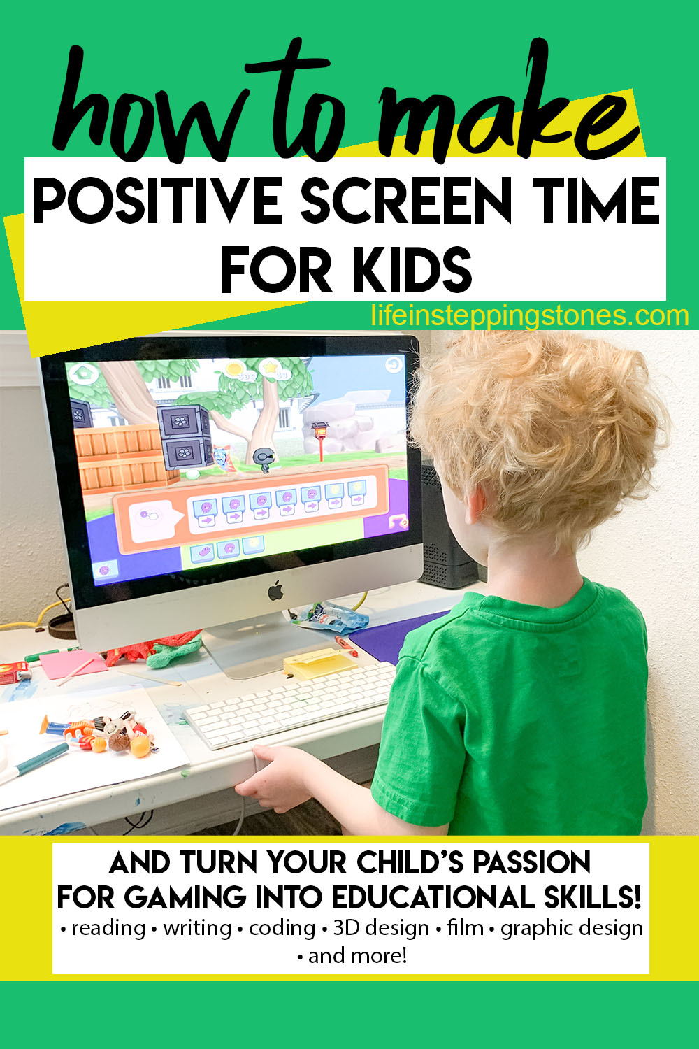 Are you feeling mom guilt over how much screen time your child gets? Are you constantly wondering what the negative impact of screen time is on your child? Don't feel guilty anymore. Find out all of the ways to make a positive screen time learning experience for your child, guilt free!