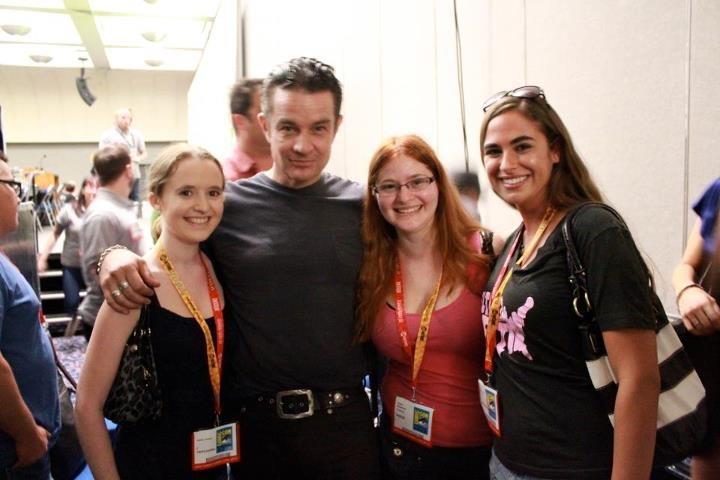 At San Diego Comic Con celebrating Buffy the Vampire Slayer Turning 20 with James Marsters (Spike).