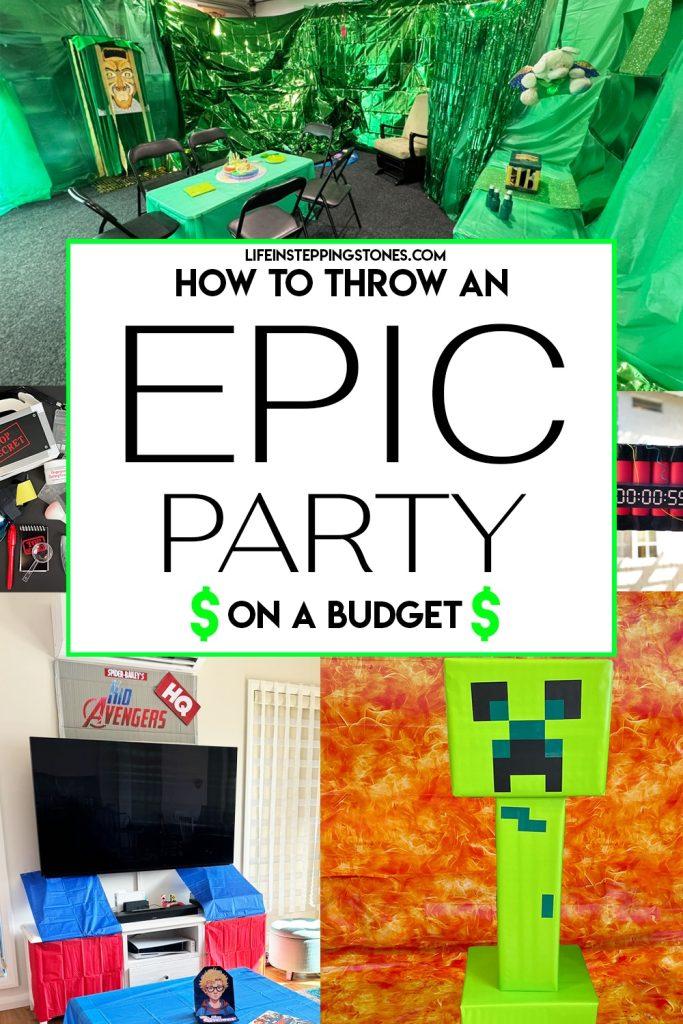 Throw a party on a budget with clever decoration ideas, DIY crafts, and party favors! Create an epic birthday party experience without breaking the bank.