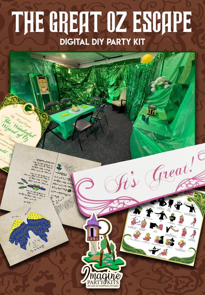 Throw a Wicked inspired birthday party your child will never forget. Send them on a journey to stop the Wizard & save the stuffed animals before it's too late!